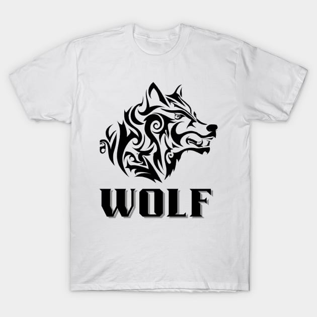 Wolf T-Shirt by AffirmKings36